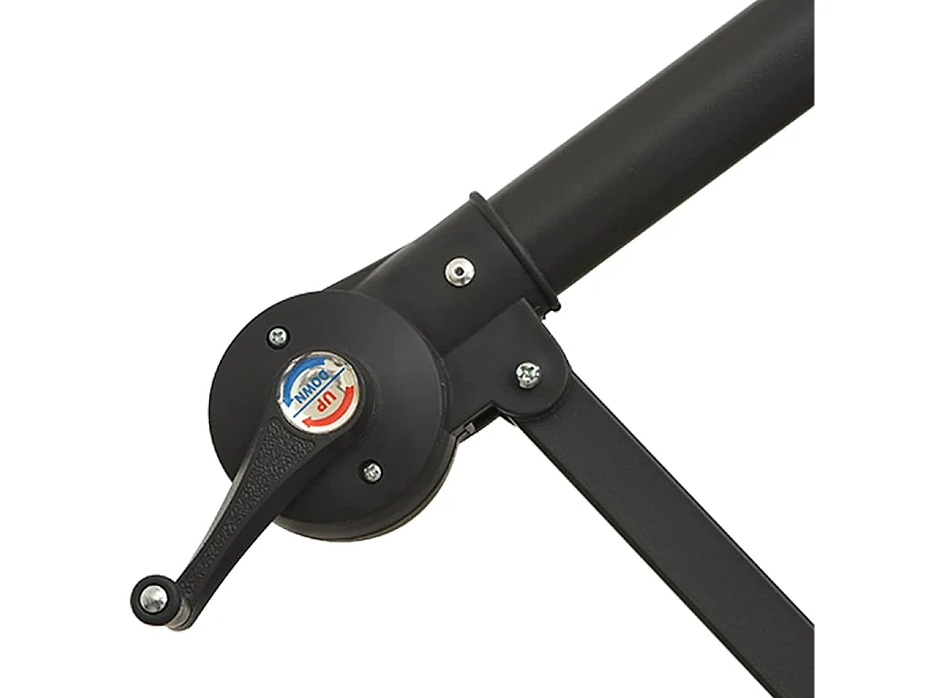 Jake Dean  Parasol de jardin en porte-à-faux et poteau en aluminium