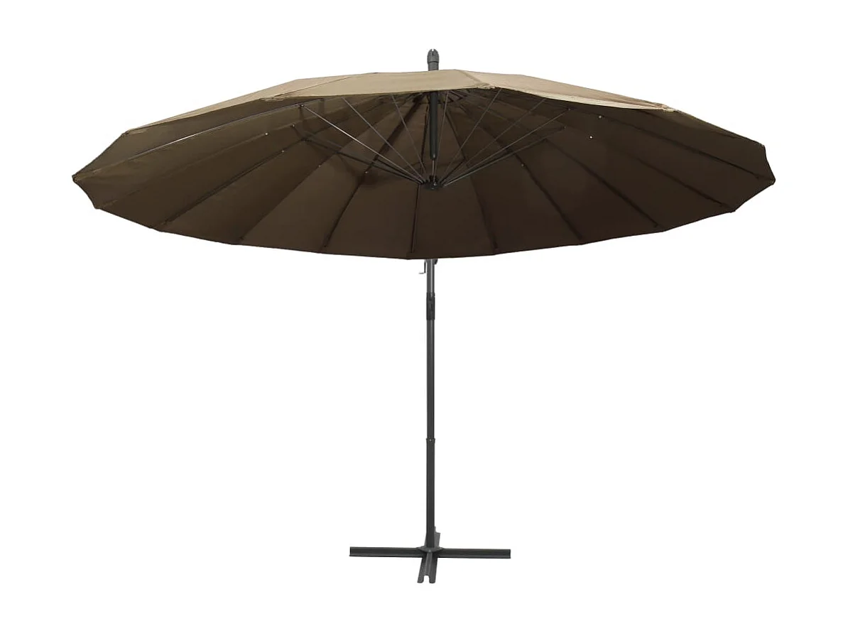 Lapua  Zweefparasol met aluminium paal 3 m taupe