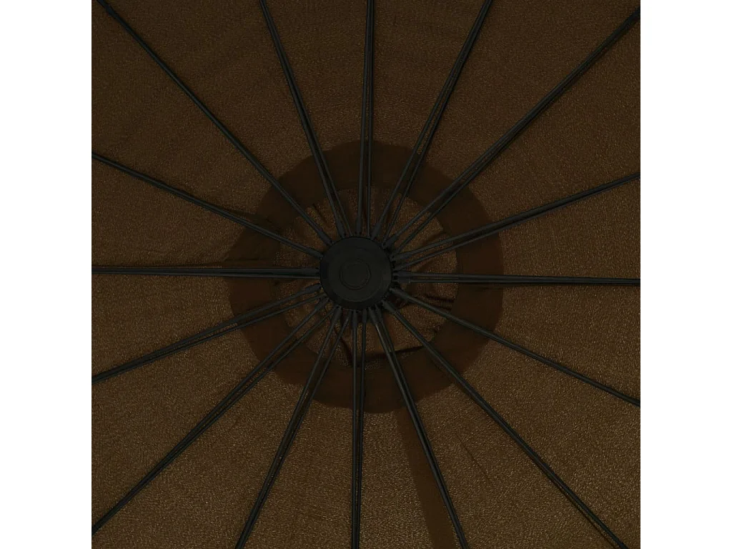 Lapua  Zweefparasol met aluminium paal 3 m taupe