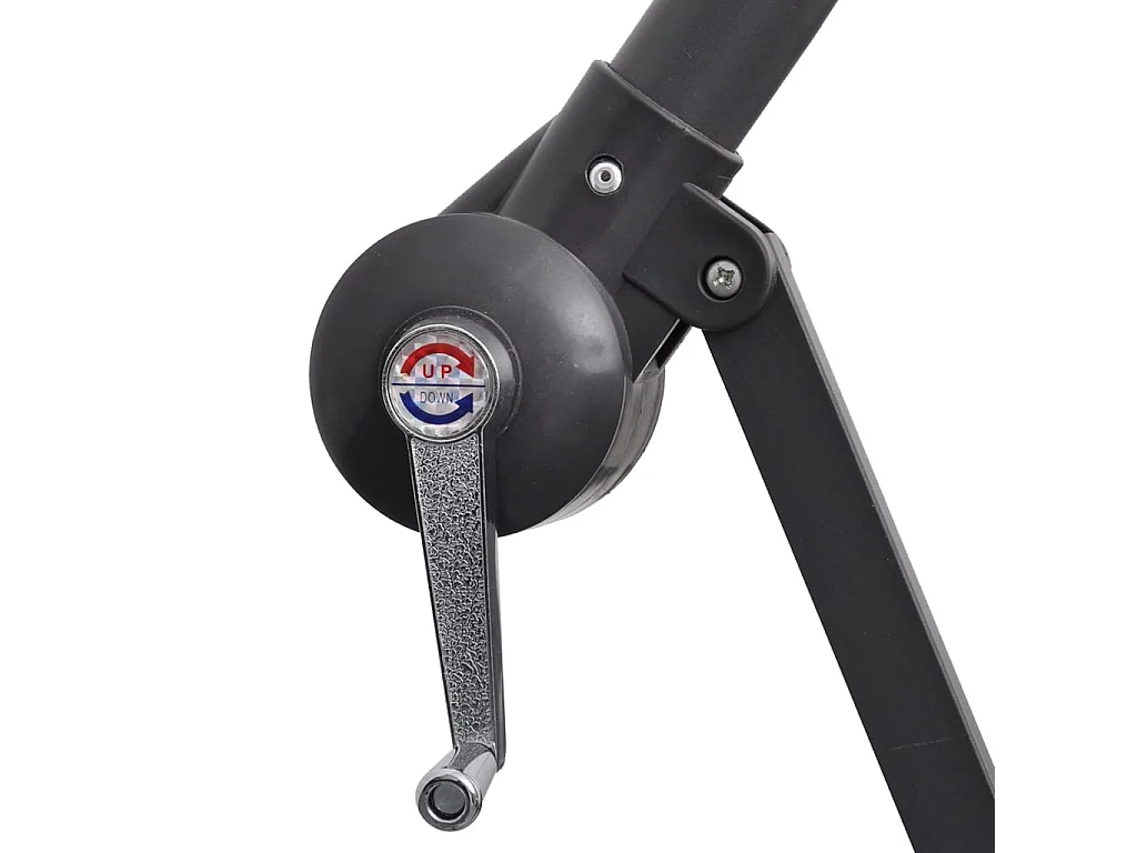 Kristine Marie  Zweefparasol 3 m blauw