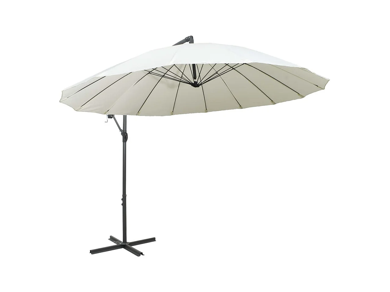 Lapua  Zweefparasol met aluminium paal 3 m wit