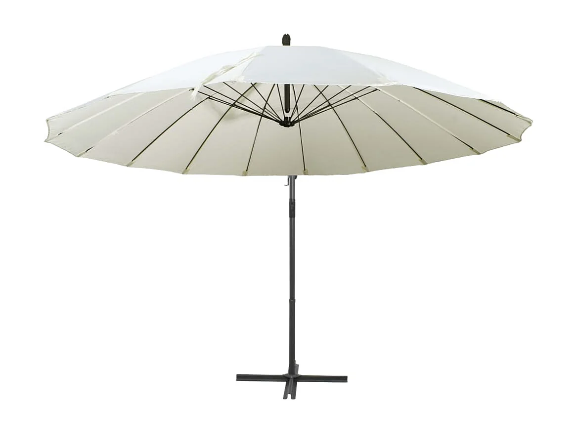 Lapua  Zweefparasol met aluminium paal 3 m wit