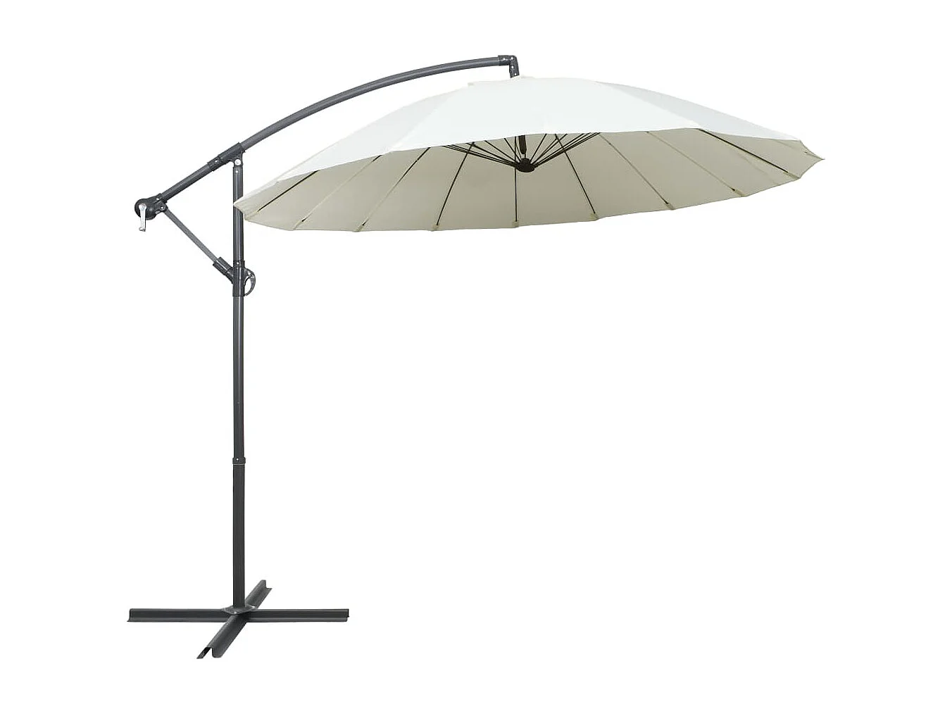 Lapua  Zweefparasol met aluminium paal 3 m wit
