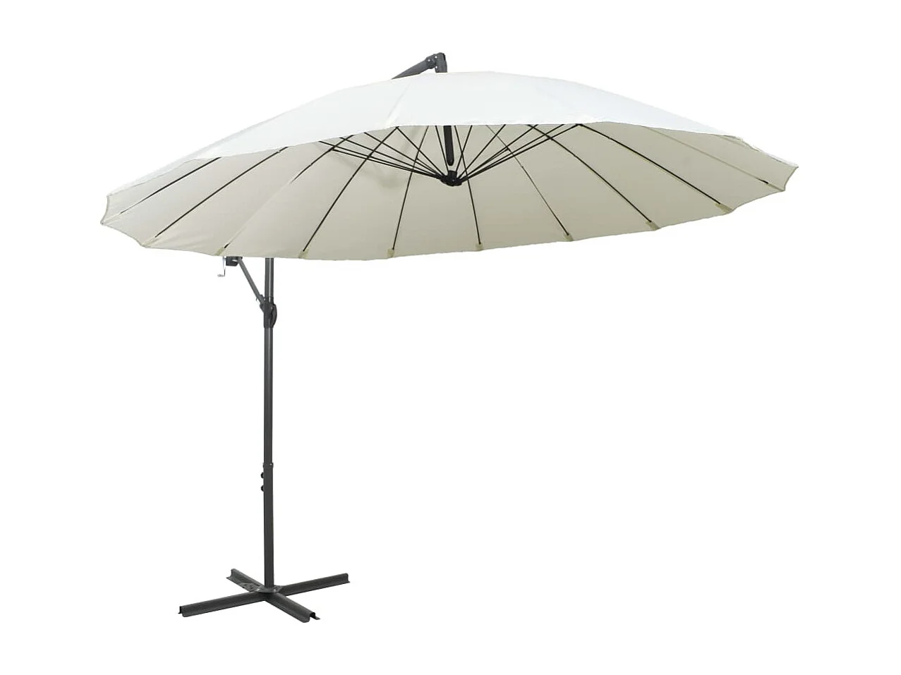 Lapua  Zweefparasol met aluminium paal 3 m wit