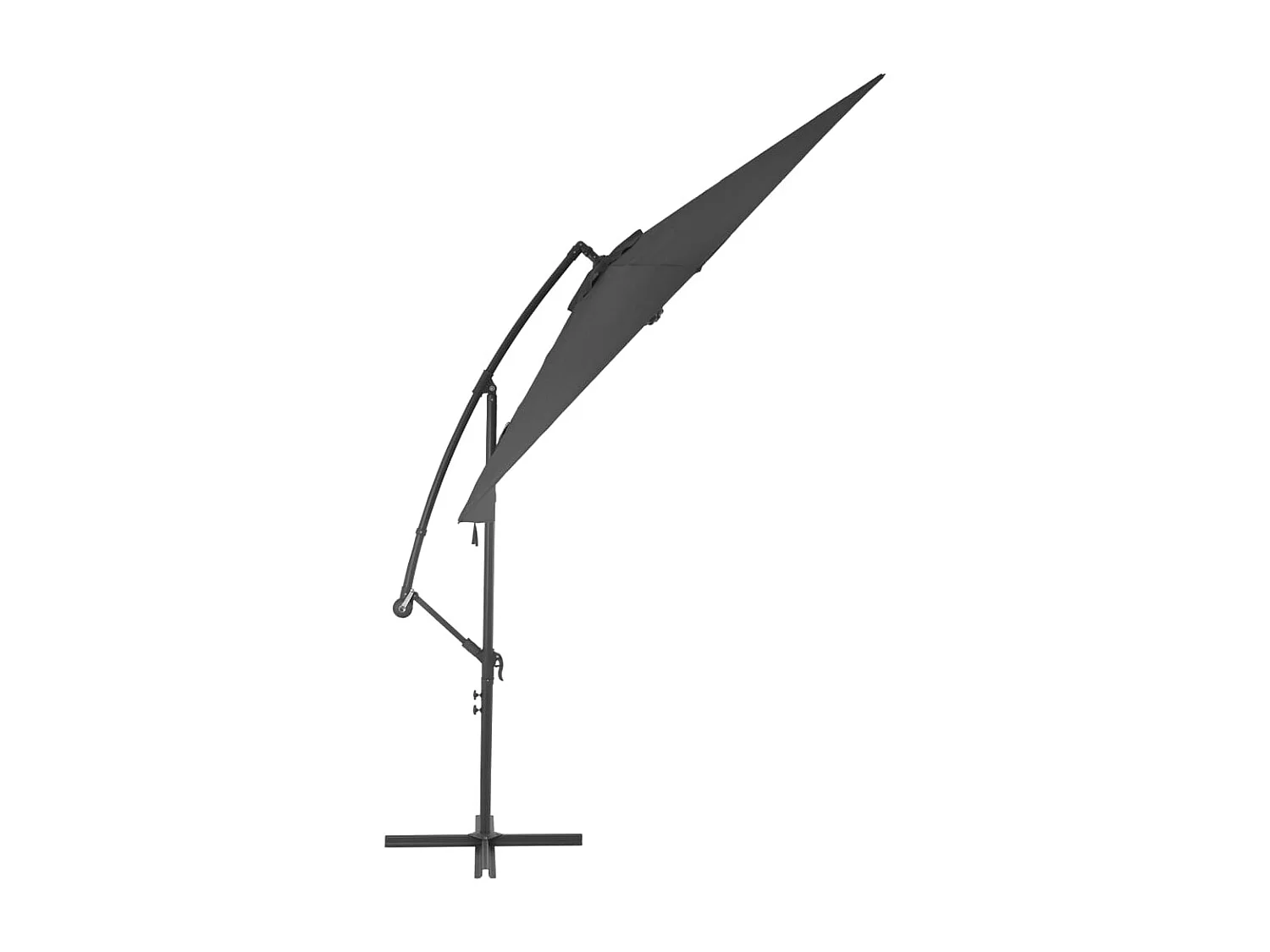 Kristine Marie  Parasol de jardin en porte-à-faux et poteau en aluminium