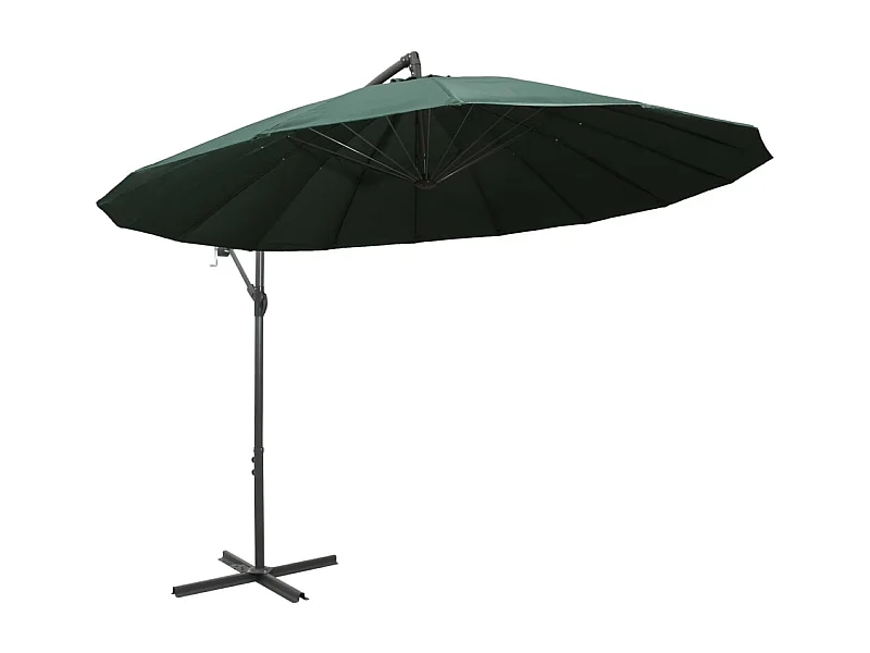 Lapua  Zweefparasol met aluminium paal 3 m groen
