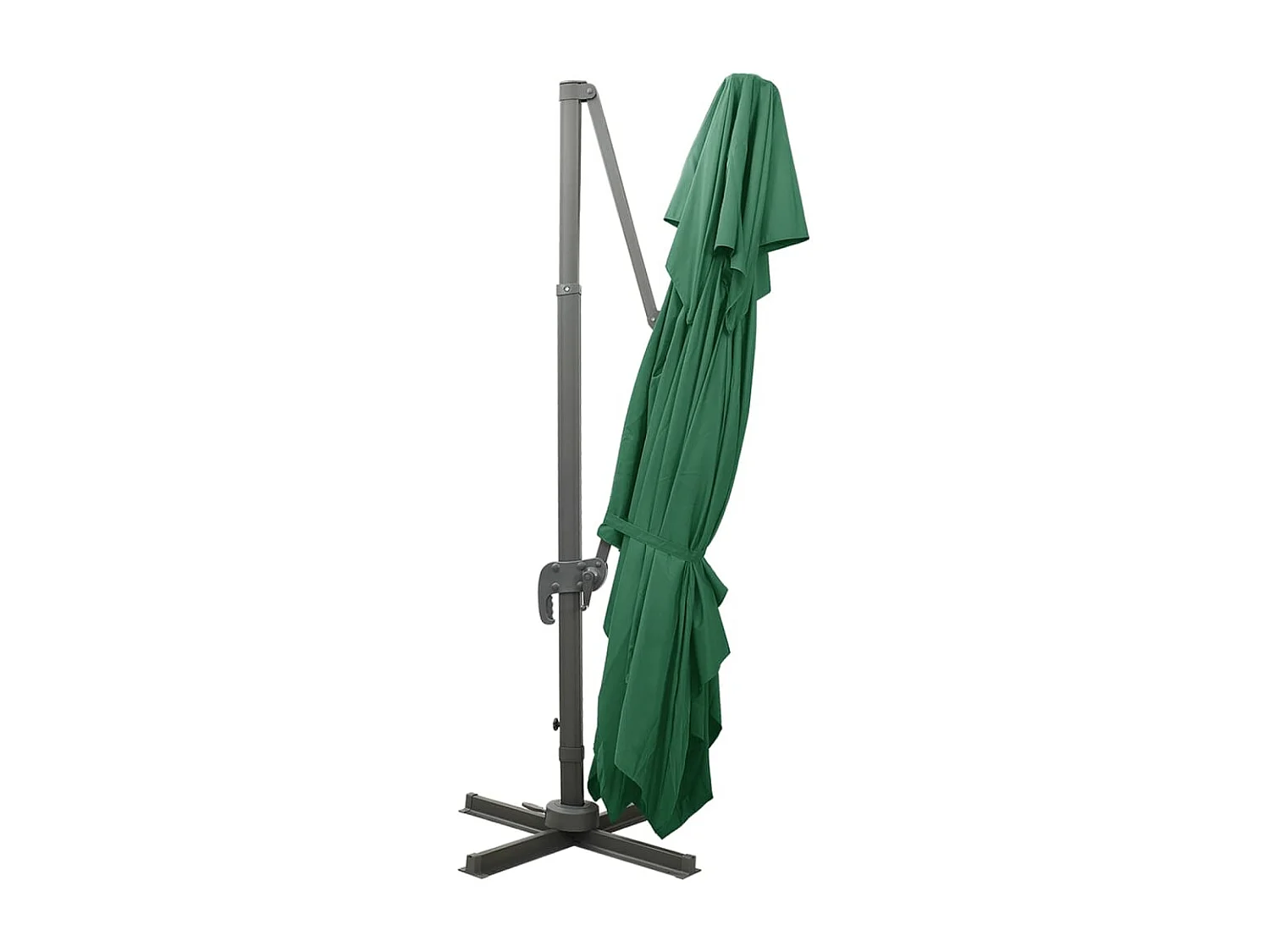 Zuienkerke  Parasol de jardin en porte-à-faux avec double toit vert