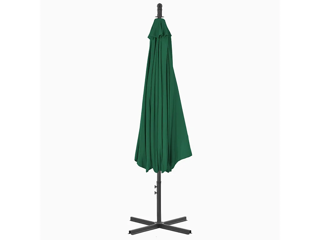 Øystan  Zweefparasol met stalen paal 300 cm groen