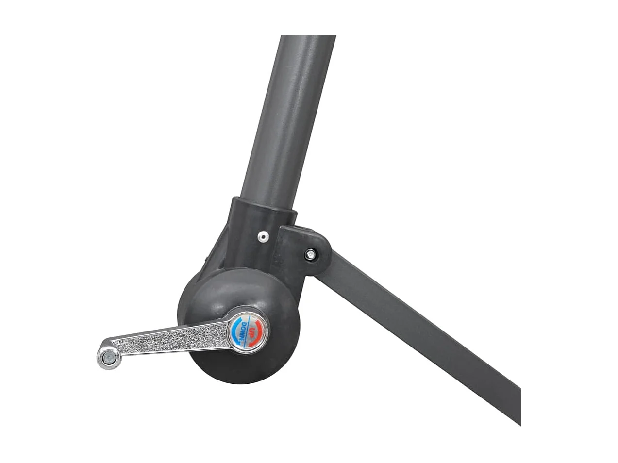 Lapua  Parasol suspendu avec poteau bordeaux 3 m