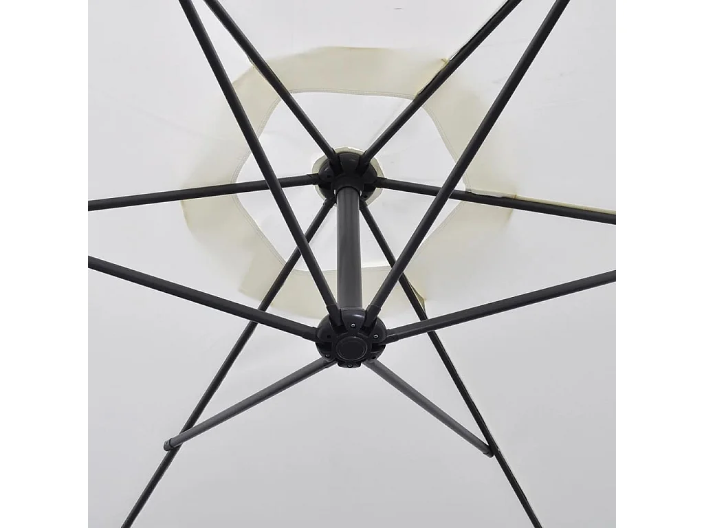 Kristine Marie  Zweefparasol 3 m zandwit