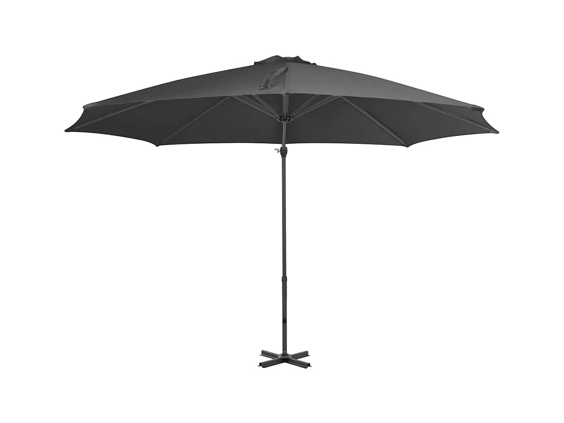 Liège  Parasol de jardin en porte-à-faux et poteau en aluminium
