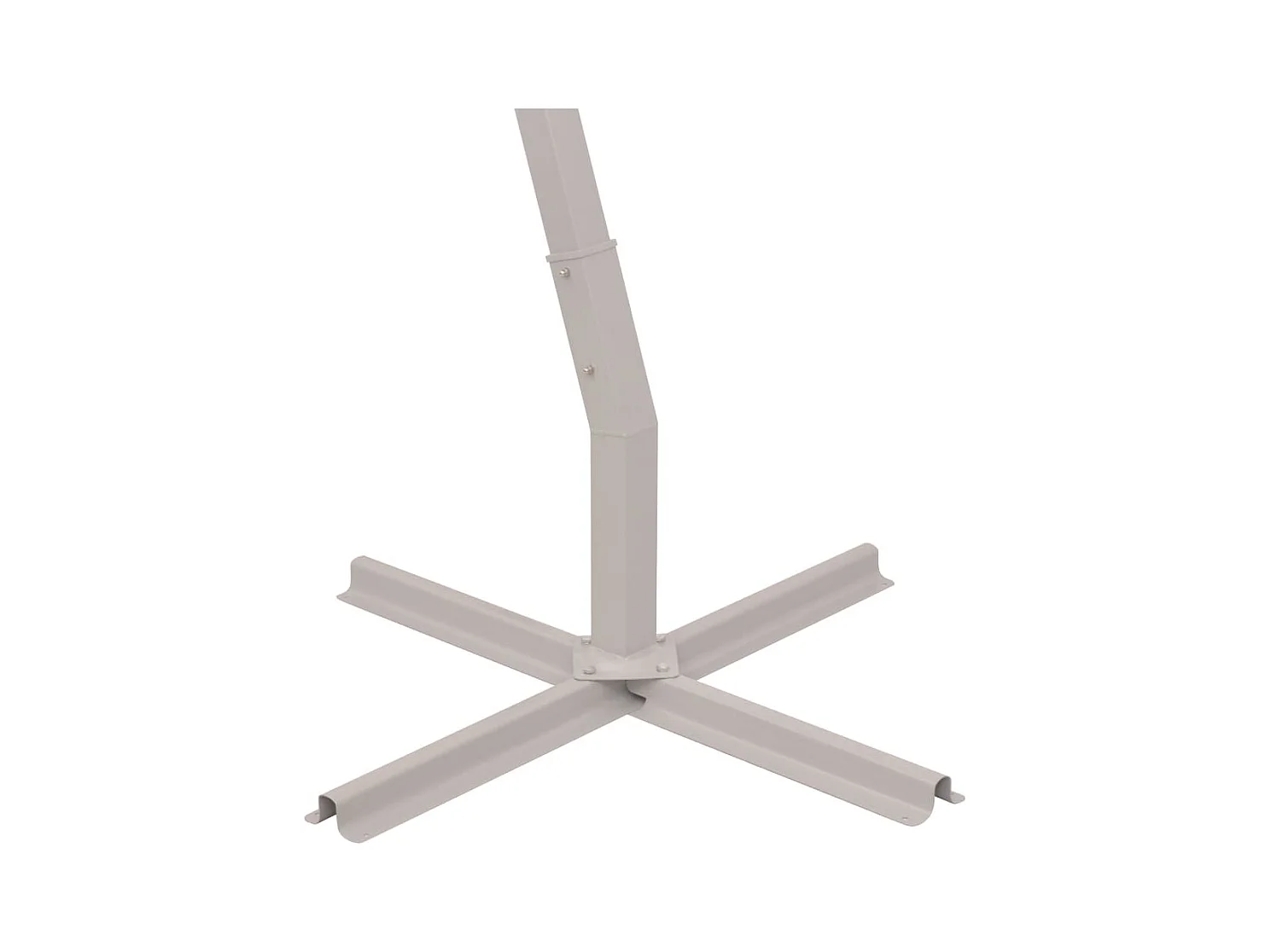 Sophie-Coraline-Rose  Parasol suspendu avec poteau en aluminium 300x300 cm vert