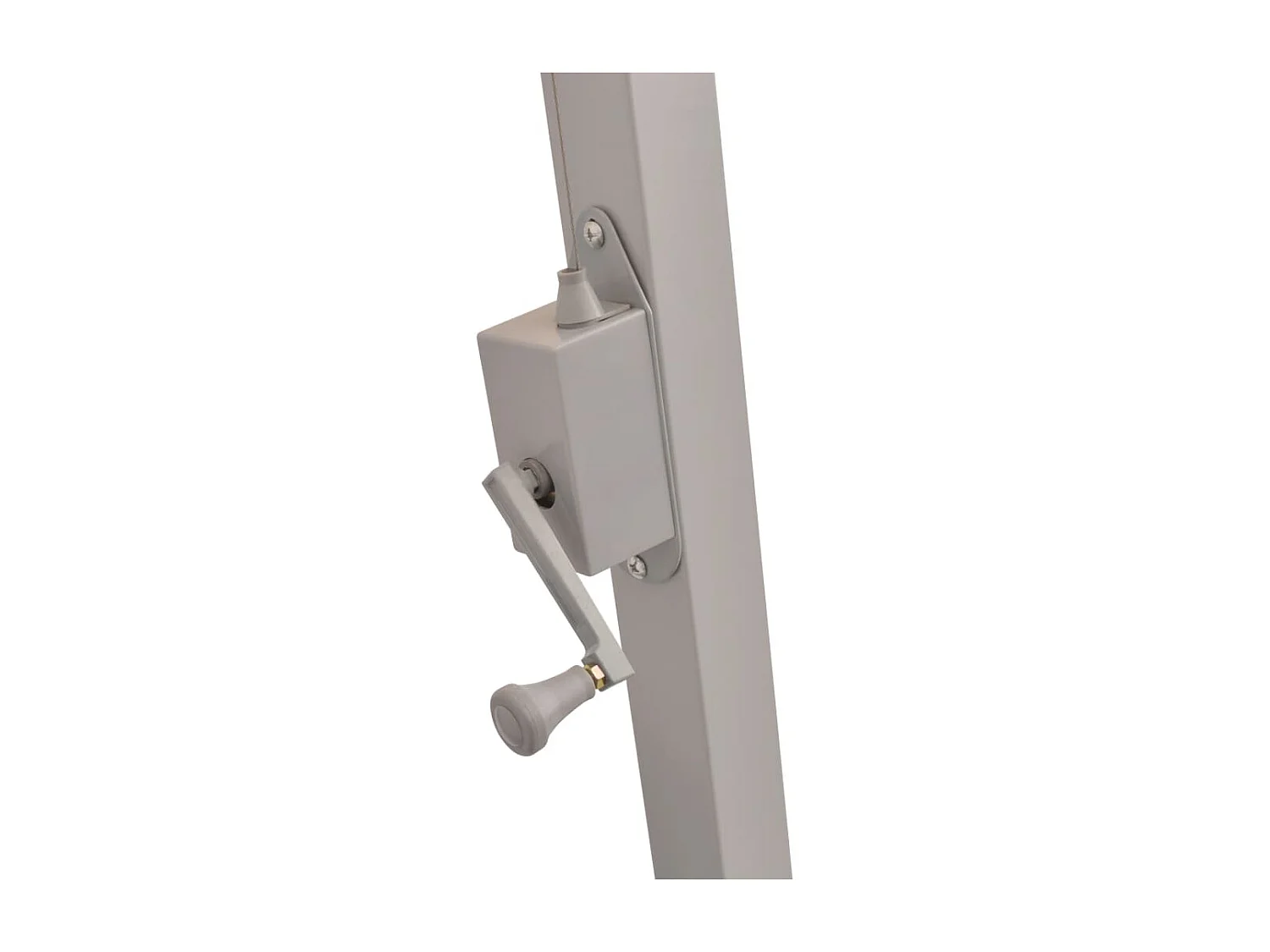 Sophie-Coraline-Rose  Parasol suspendu avec poteau en aluminium 300x300 cm vert