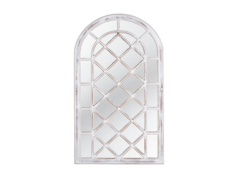 Miroir artisanal en MDF. Le produit peut présenter des irrégularités et des variations de finition par rapport à l'image.