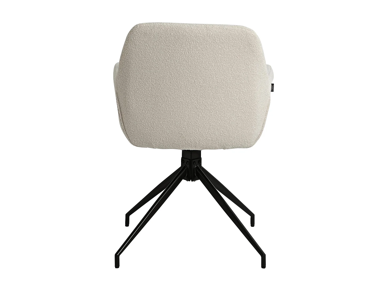 chaises avec accoudoirs - Tissu - Crème - Merlinda