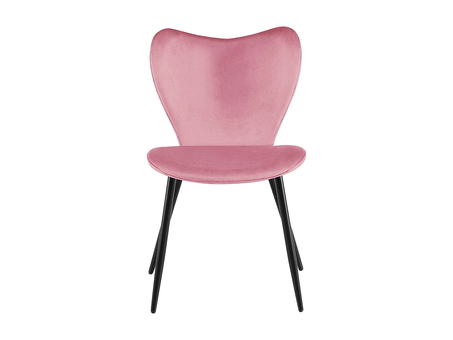 chaise salle à manger - Velours - Rose - Maika