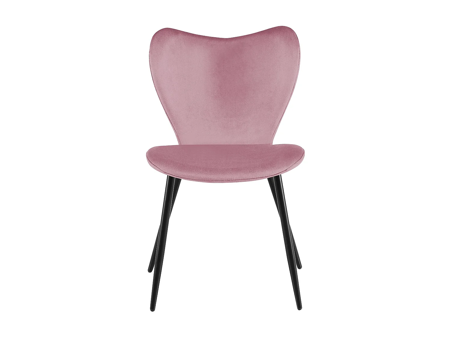 chaise salle à manger - Velours - Rose - Maika