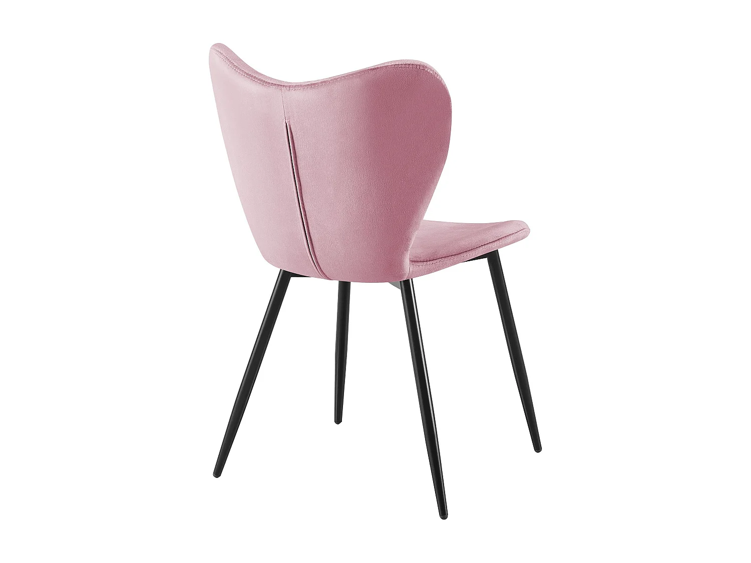 chaise salle à manger - Velours - Rose - Maika