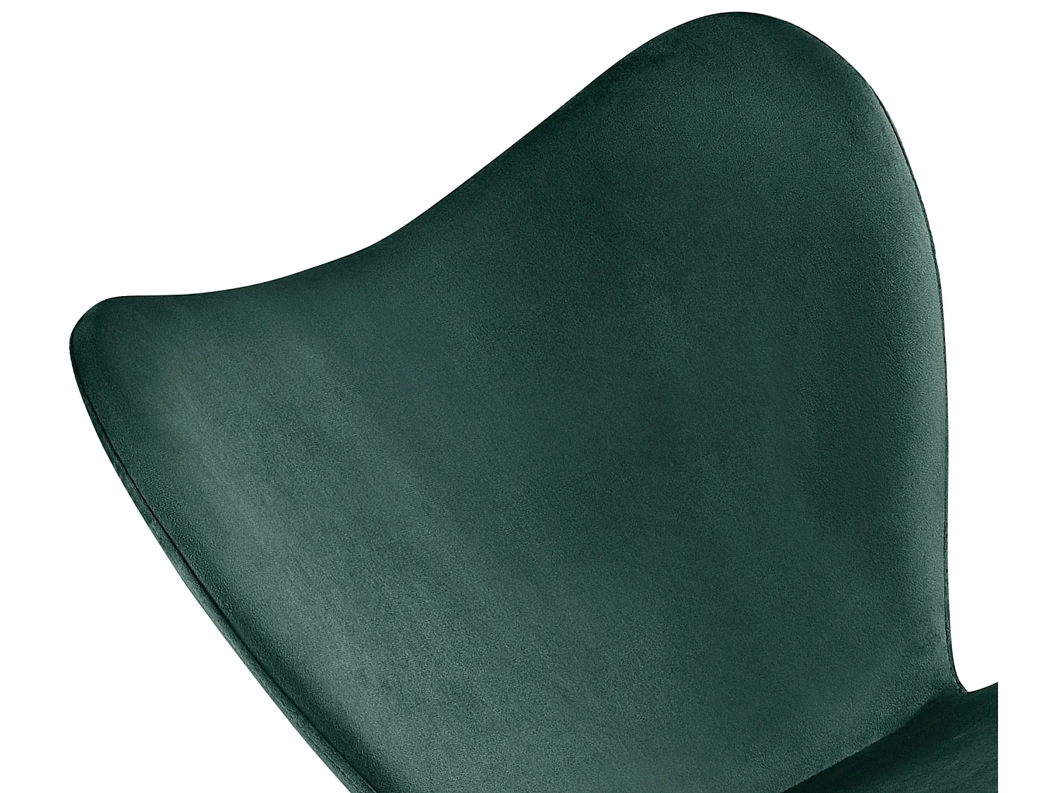 chaise salle à manger - Velours - Vert - Maika