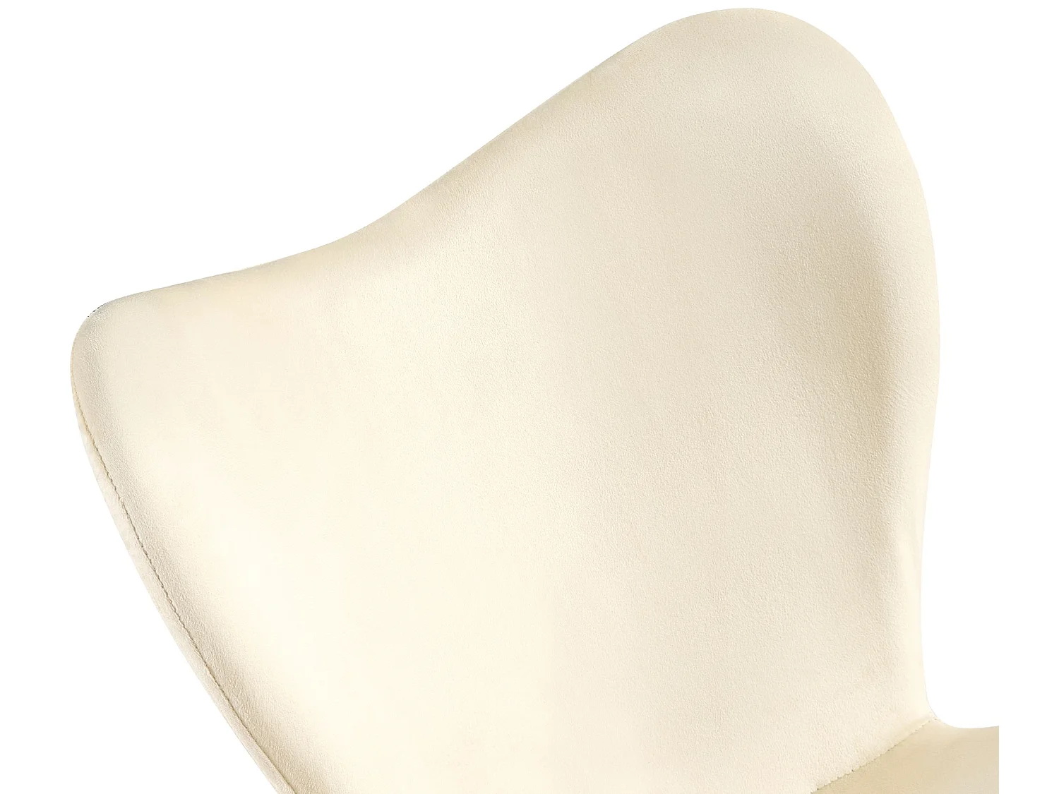 chaise salle à manger - Velours - Crème - Maika