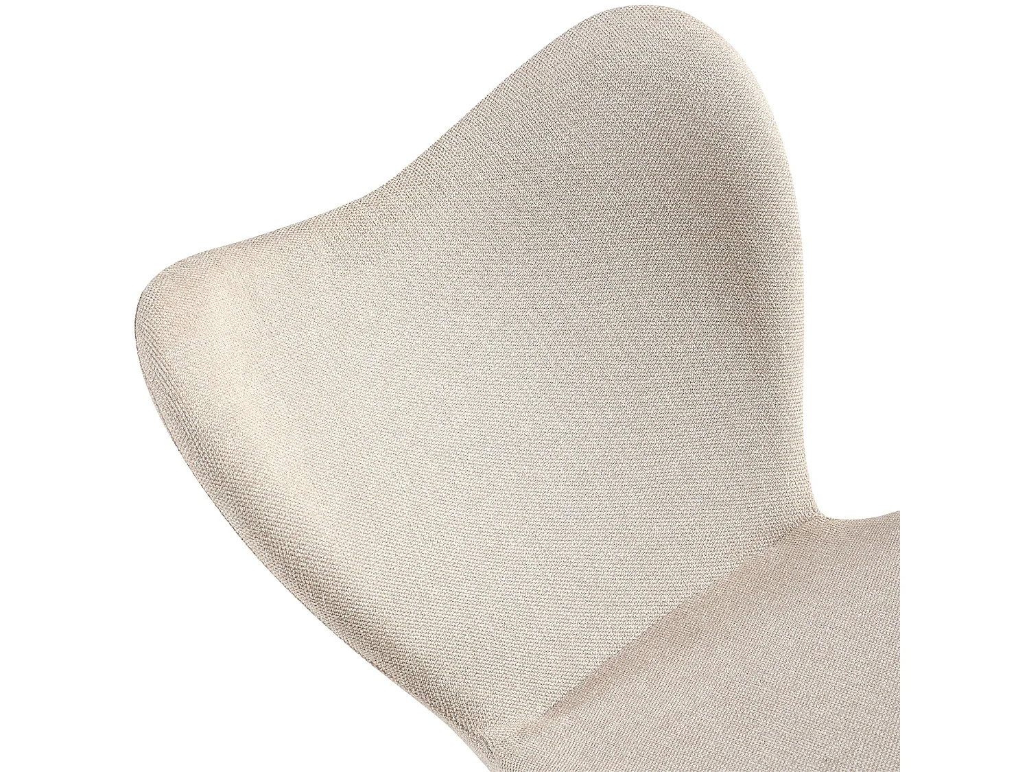 chaise salle à manger - Tissu - Crème - Maika