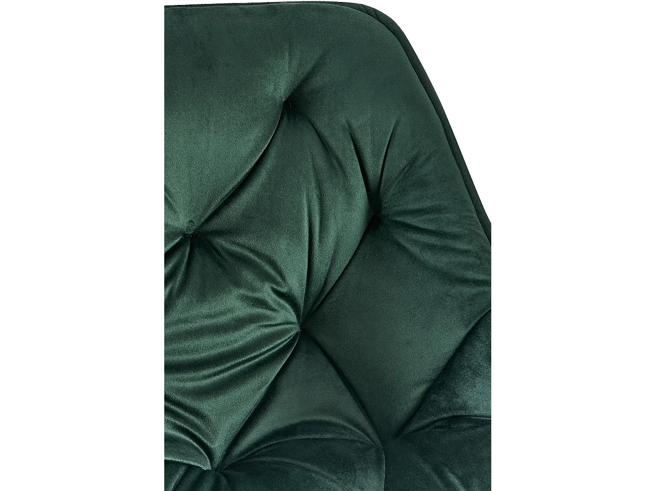 Lot de 2  chaises avec accoudoirs - Velours - Vert - Antigo