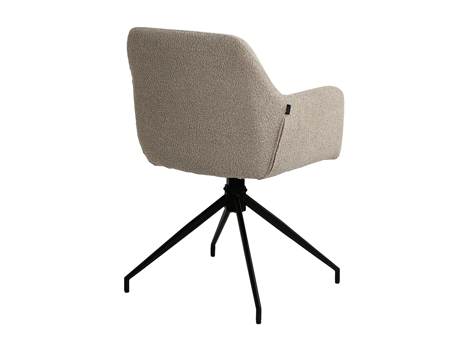 chaises avec accoudoirs - Tissu - Taupe - Merlinda