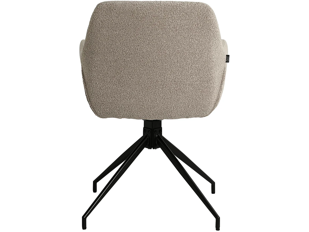 chaises avec accoudoirs - Tissu - Taupe - Merlinda