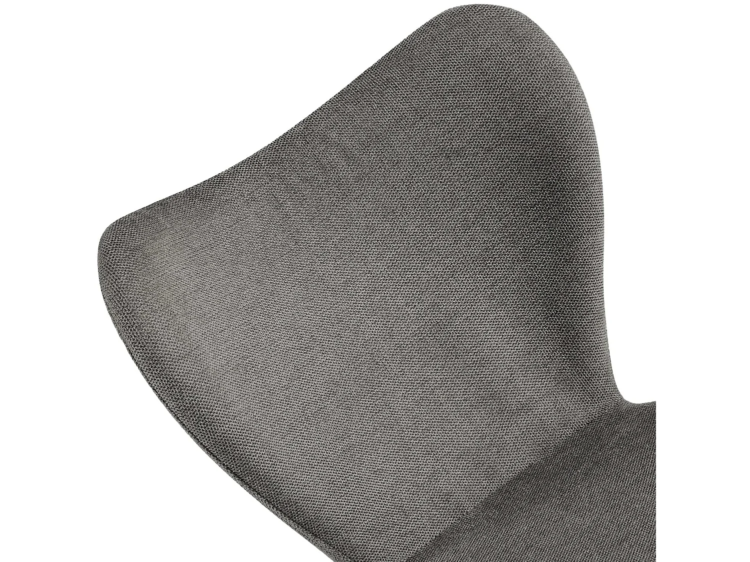 chaise salle à manger - Tissu - Gris - Maika