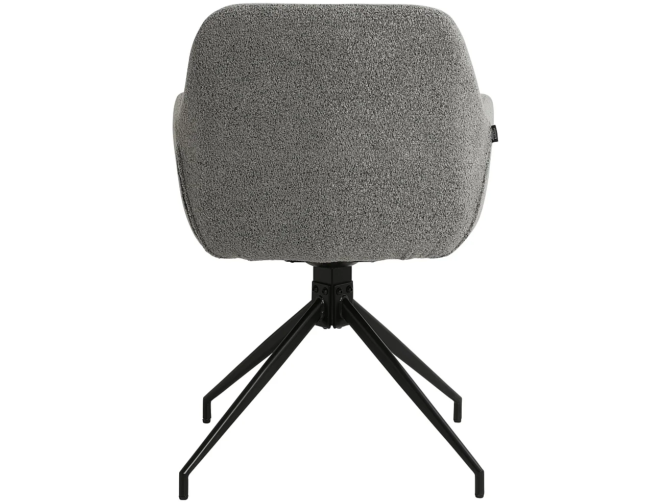 chaises avec accoudoirs - Tissu - Gris - Merlinda