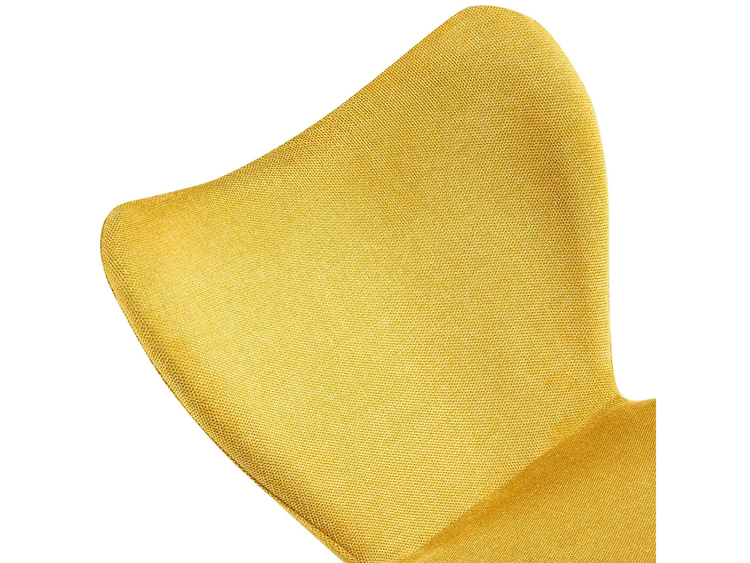 chaise salle à manger - Tissu - Jaune - Maika