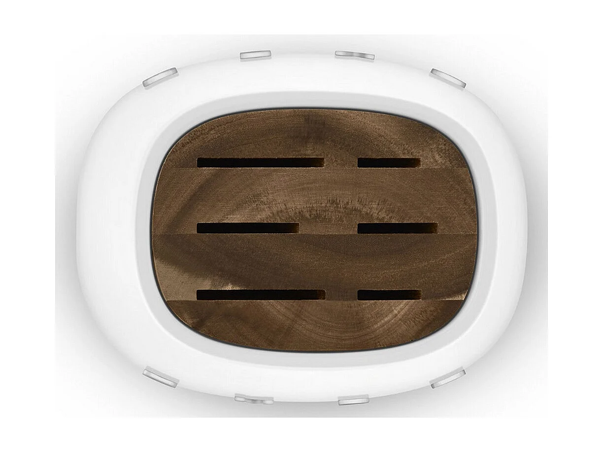 Smeg Bloc de 6 couteaux blanc - KBSF02WH