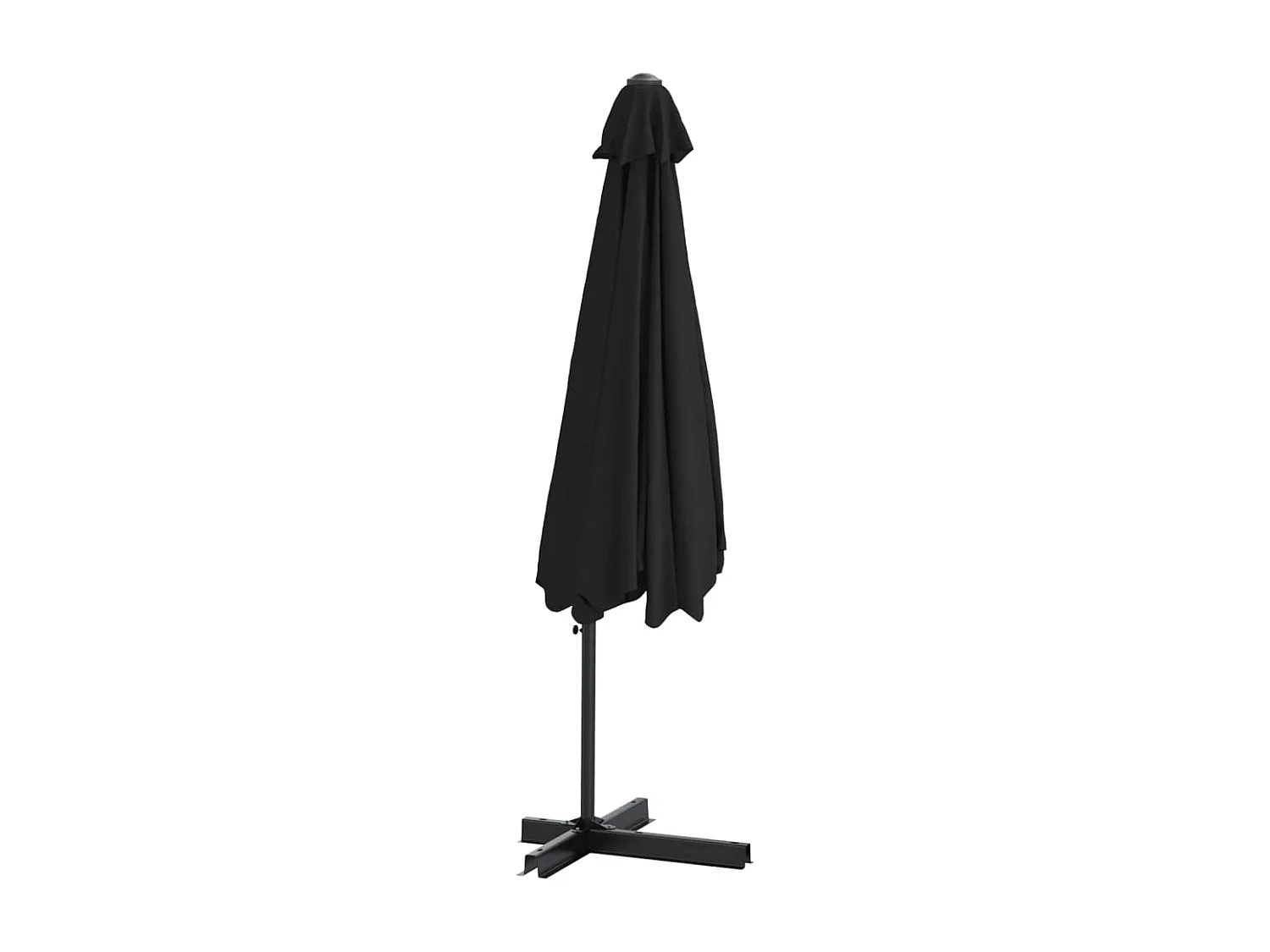 West Pittston  Parasol de jardin avec mât en acier 300 cm Noir