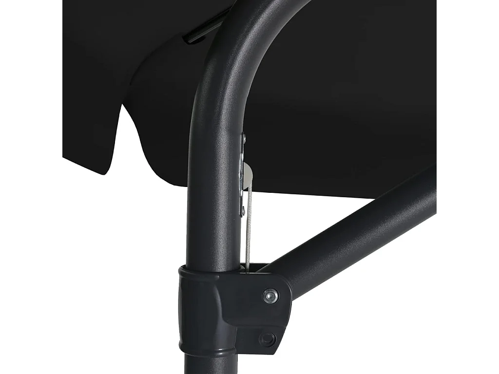 West Pittston  Parasol de jardin avec mât en acier 300 cm Noir