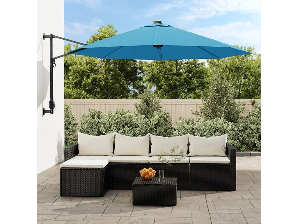 Janicke  Wandparasol 290 cm zeeblauw