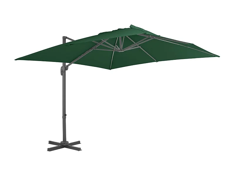 Gunn  Parasol met draagbare voet groen