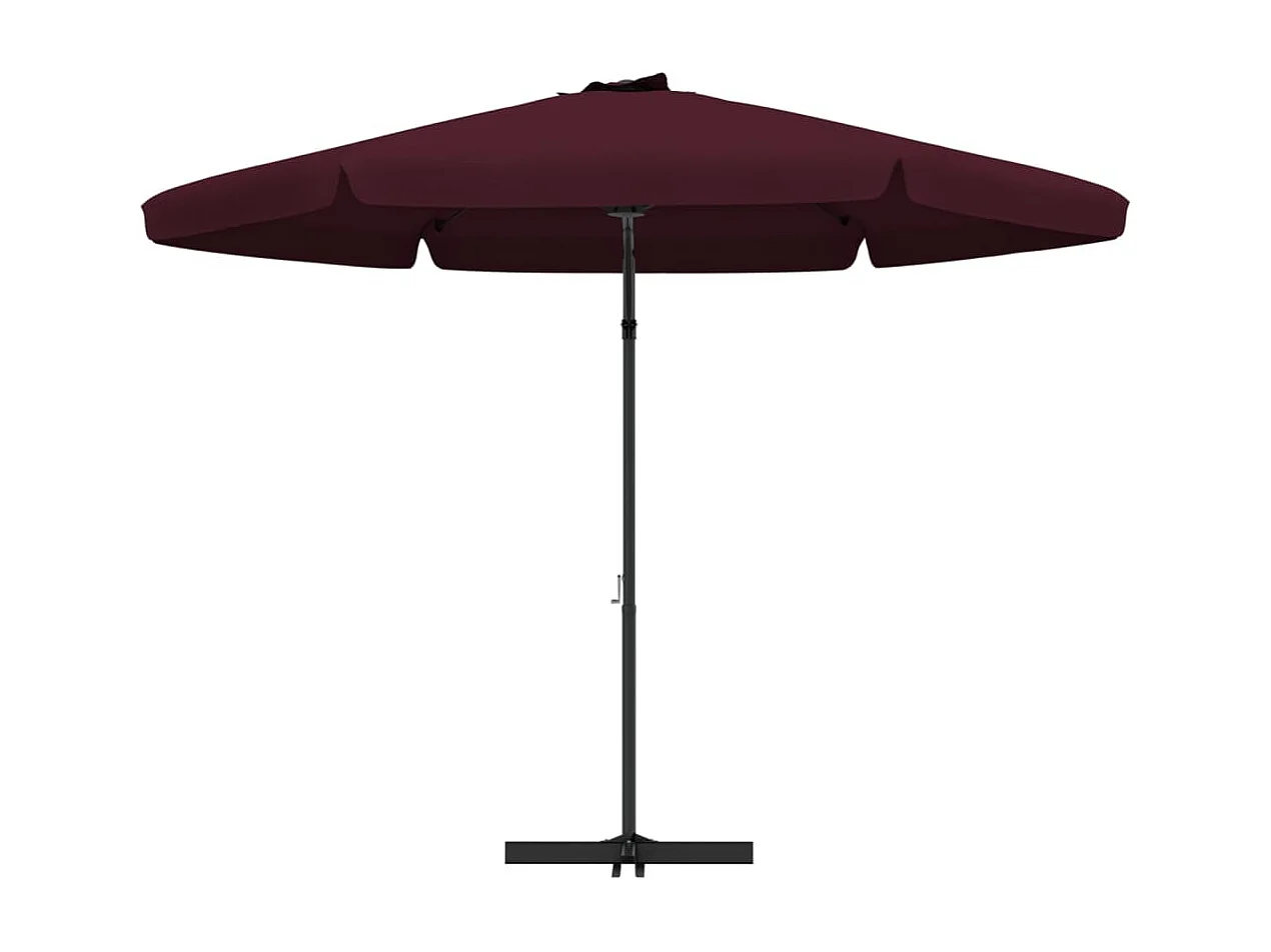 West Pittston  Parasol met stalen paal 300 cm bordeauxrood