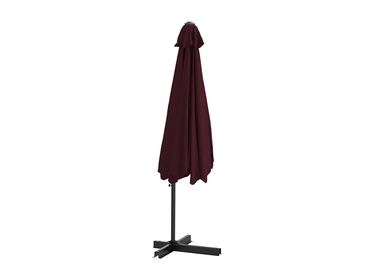West Pittston  Parasol met stalen paal 300 cm bordeauxrood