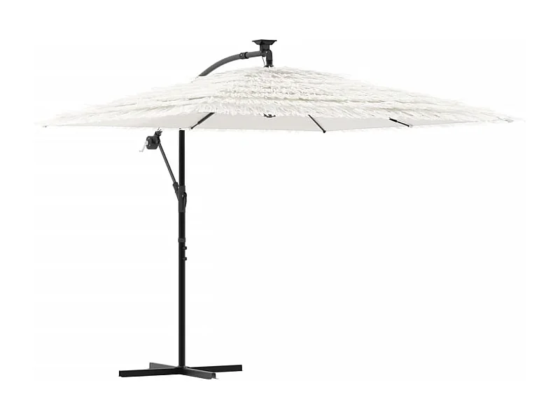 Beline  Parasol met stalen paal 246x246x230 cm wit
