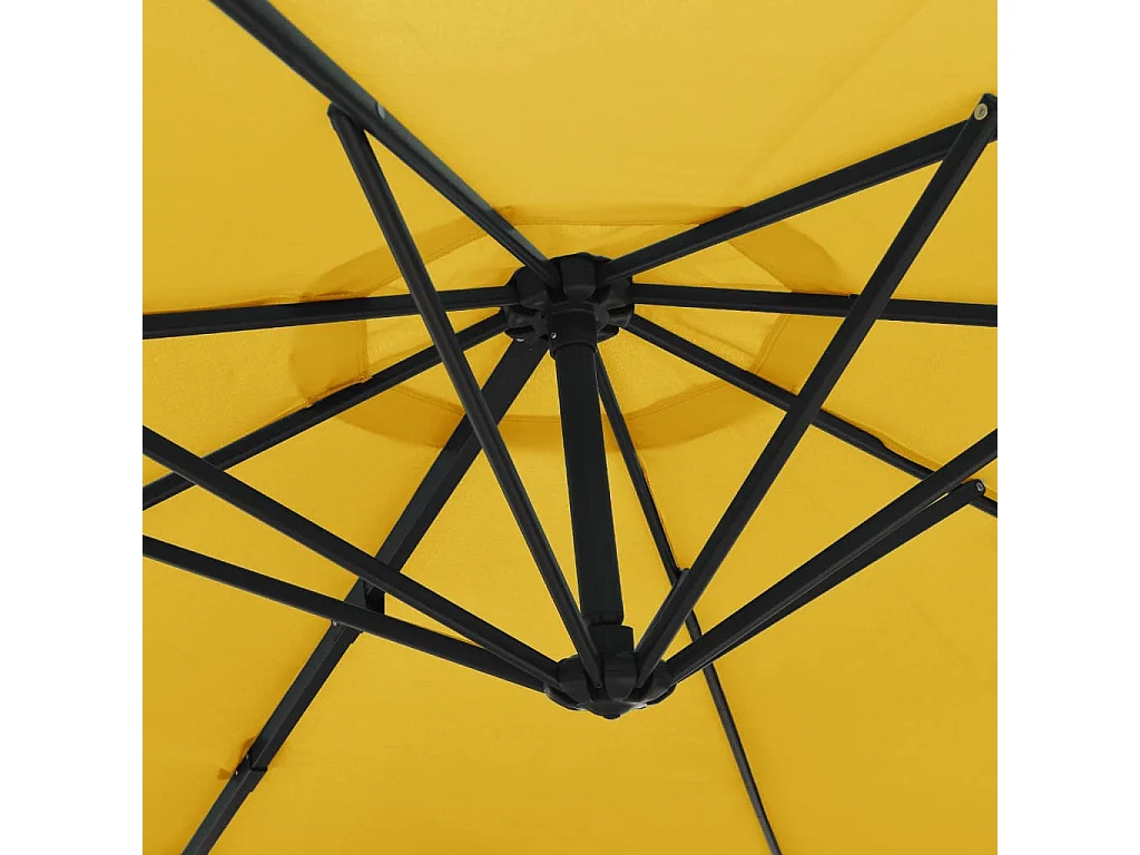 Janicke  Sombrilla de pared amarillo 290 cm