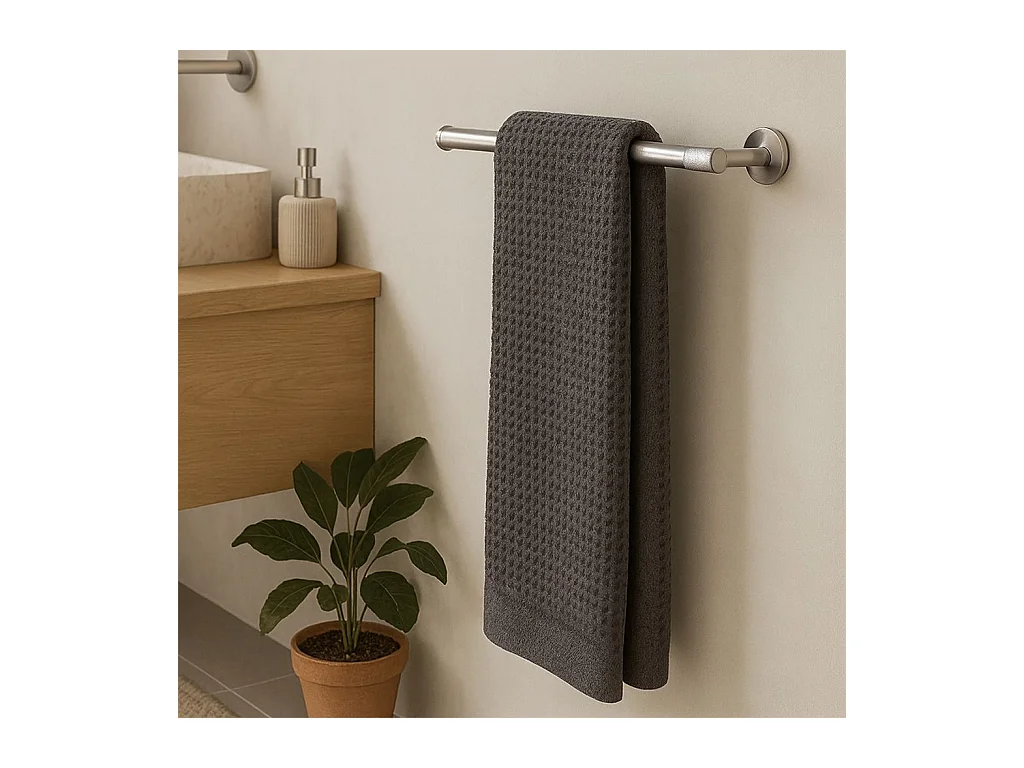 Toalheiro Rea 6610a Modern Brush Steel