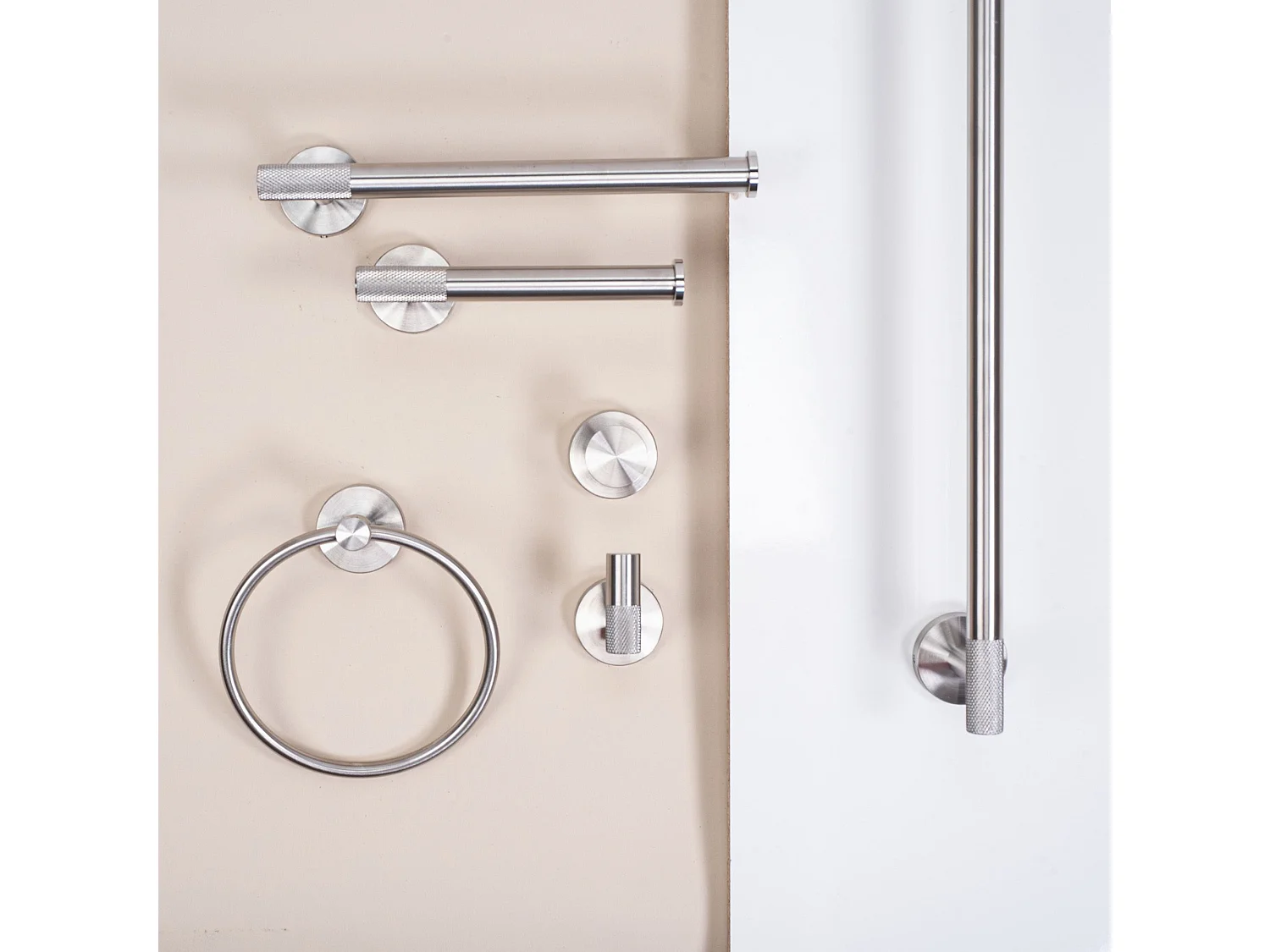 Porte-Serviette Rea 6610a Modern Brush Steel