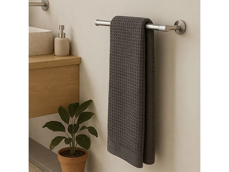 Porte-Serviette Rea 6610a Modern Brush Steel