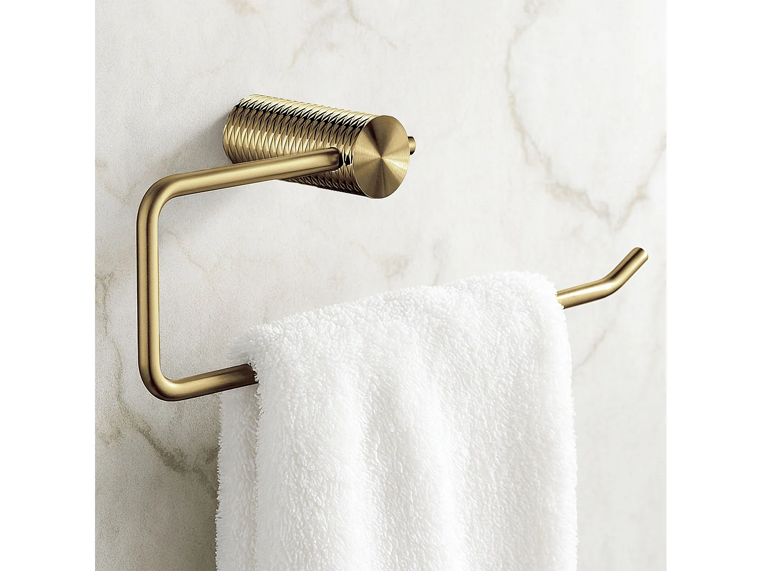 Porte-Serviette Rea 9710 Prism Brush Gold