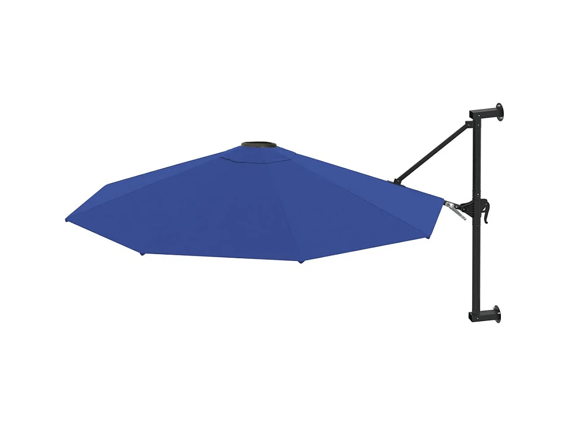 Berkeley  Wandparasol met metalen paal 300 cm blauw
