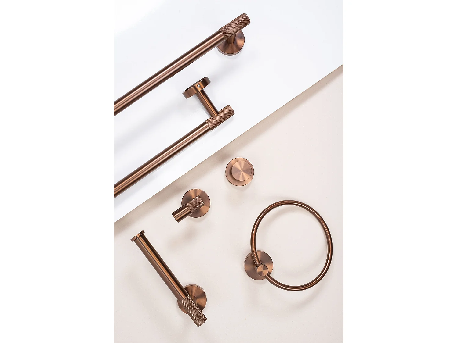 Porte-Serviette Rea 6610a Modern Brush Copper