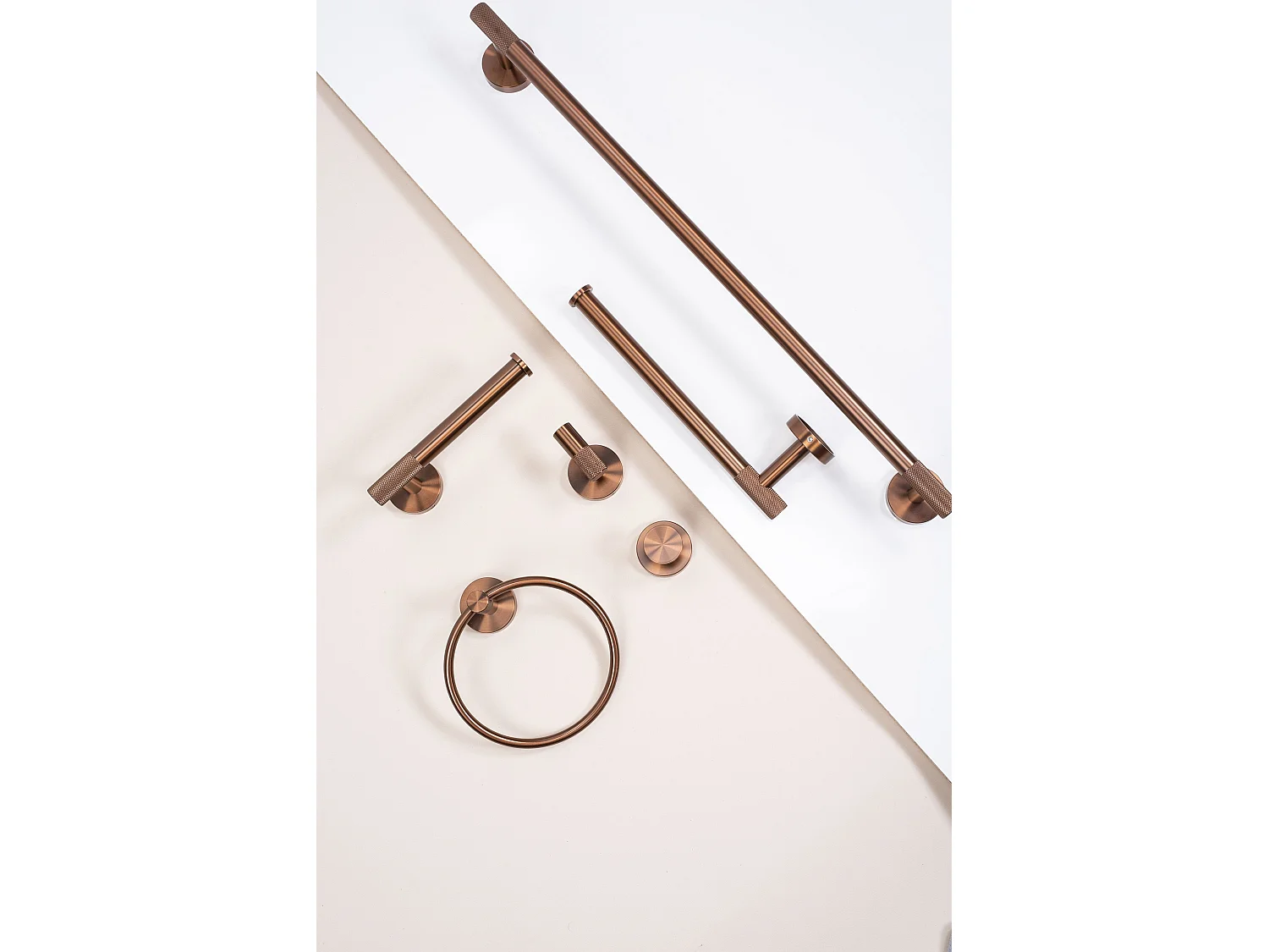 Porte-Serviette Rea 6610a Modern Brush Copper