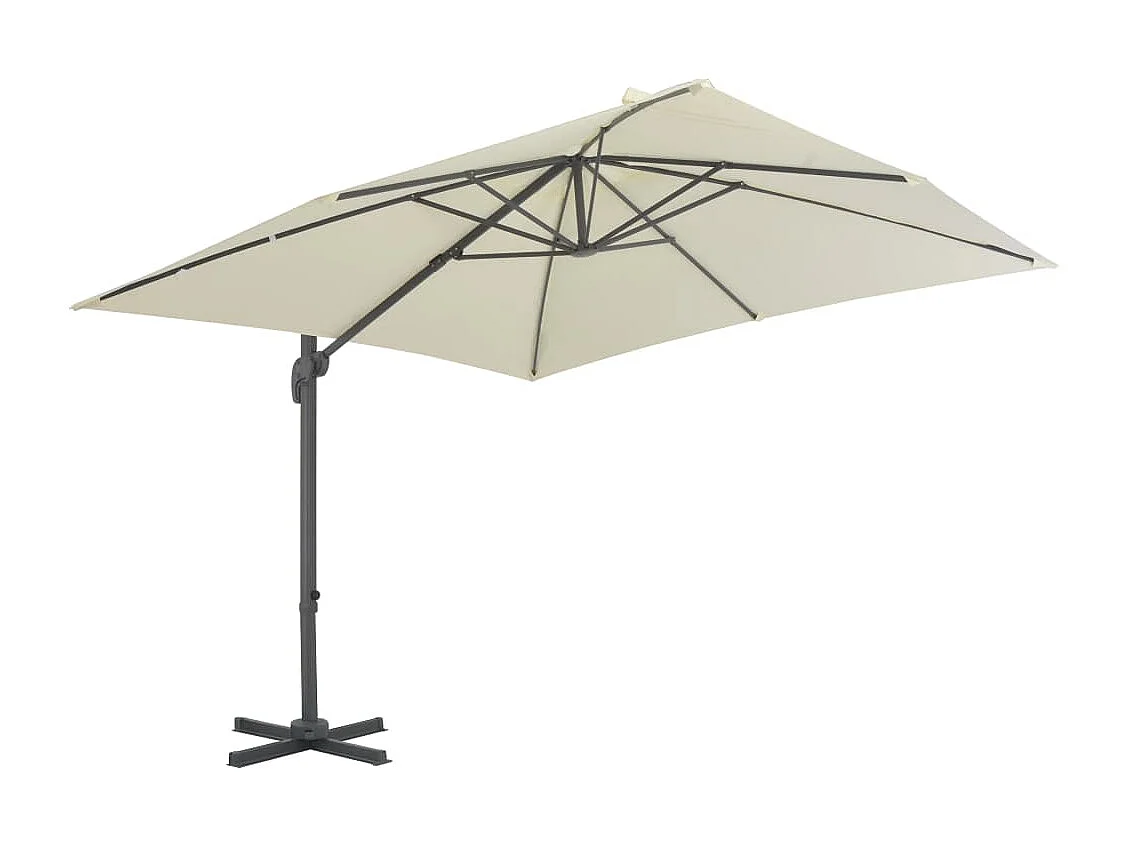 Cedral  Parasol met draagbare voet zandkleurig