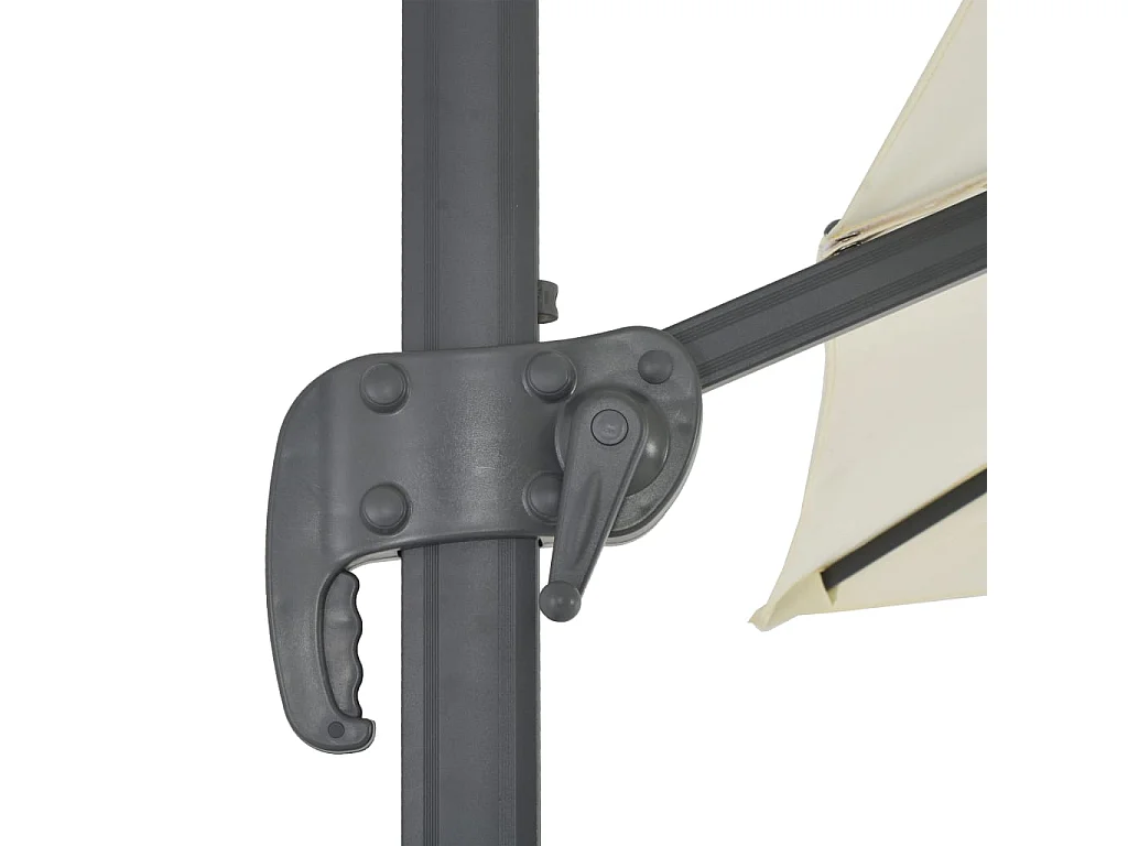 Cedral  Parasol met draagbare voet zandkleurig