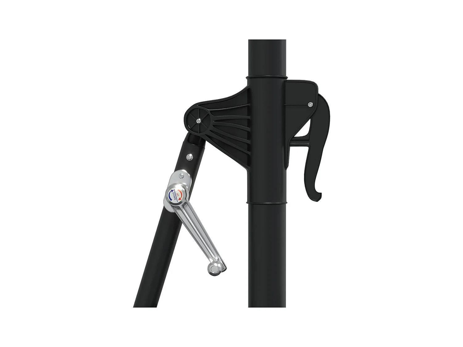 Berkeley  Parasol mural avec mât en métal 300 cm Terre cuite